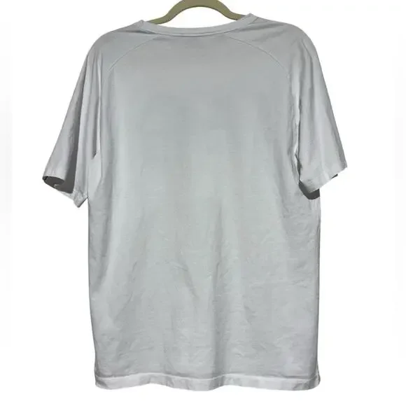 MONCLER White Logo Maglia T-Shirt Men’s Size Medium‎ Designer Luxury Streetwear